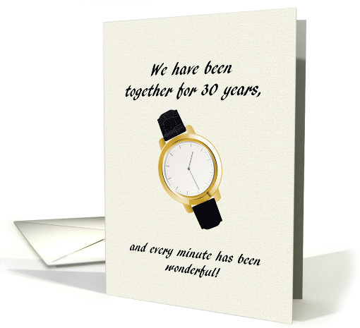 30th Wedding Anniversary Spouse Wrist Watch Every... (1631668)