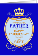 Father Father’s Day with Shield card