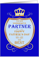 Partner Father’s Day with Shield card