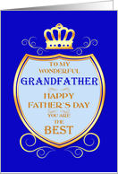 Grandfather Father’s Day with Shield card