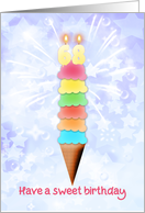 68th Birthday Giant Ice Cream card