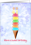 41st Birthday Giant Ice Cream card