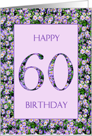 60th Birthday Purple...