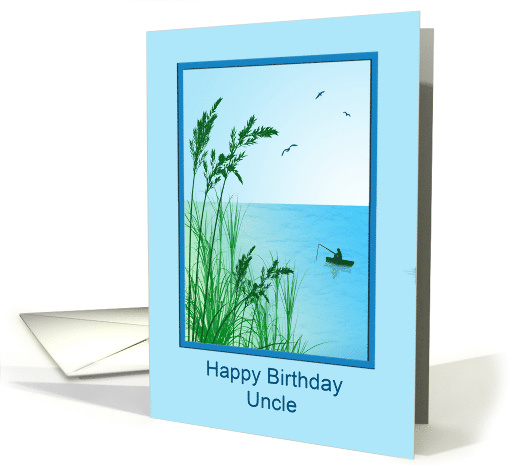 Uncle Birthday Sea Fishing card (1683514)