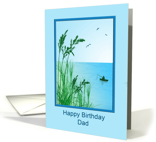 Dad Birthday Sea Fishing card (1683576)