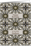 Godson Birthday Abstract Mandala Design card