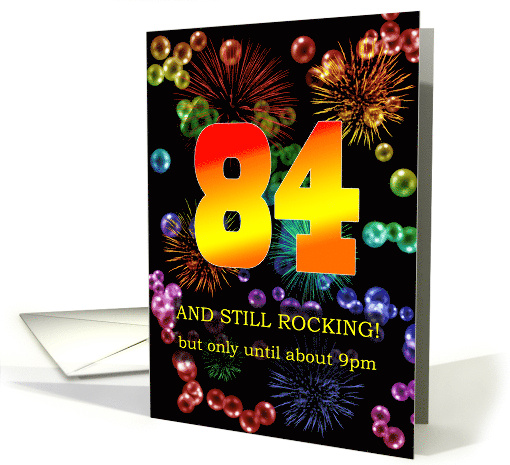 84th Birthday Still Rocking card (1699952)