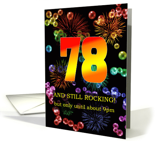 78th Birthday Still Rocking card (1699964)