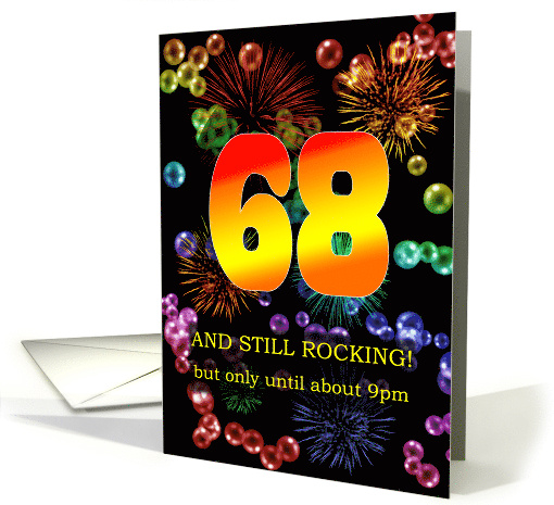 68th Birthday Still Rocking card (1700124)