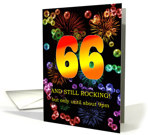 66th Birthday Still Rocking card (1700128)