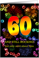 60th Birthday Still Rocking card