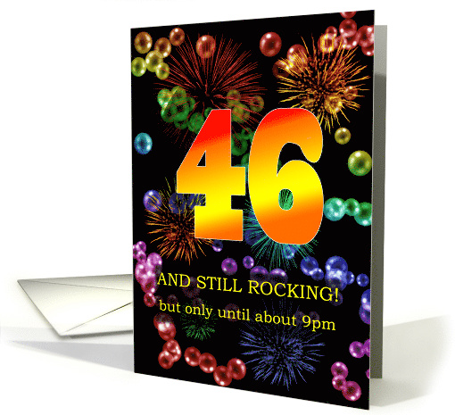 46th Birthday Still Rocking card (1700170)