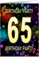 65th Birthday Party...