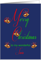 My Twin Christmas Bells card