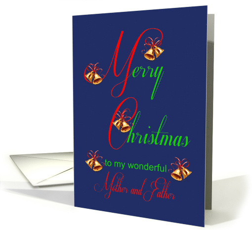 Mother and Father Christmas Bells card (1702922)