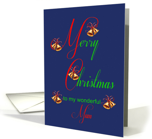 Mum Christmas Bells card (1702942)