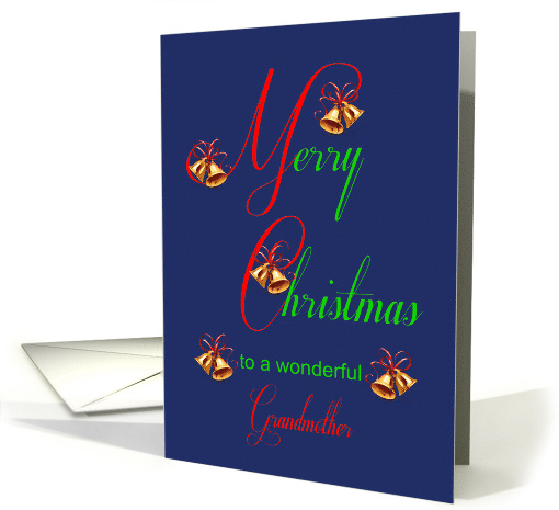Grandmother Christmas Bells card (1702990)