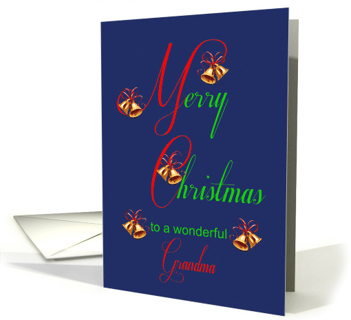 Grandma Christmas Bells card (1702992)