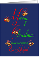 Ex Husband Christmas Bells card