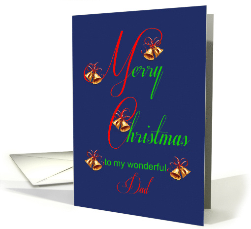 Dad Christmas Bells card (1703116)