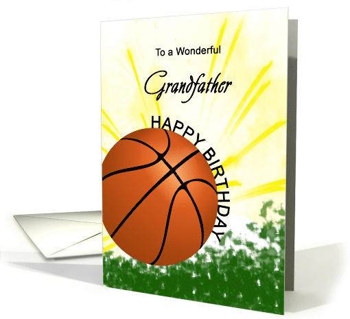 Grandfather Basketball Player Birthday card (1724970)