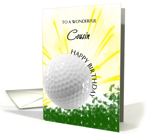 Cousin Golf Player Birthday card (1726588)