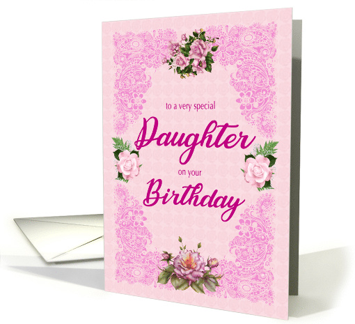 Daughter Birthday with Roses card (1732658)
