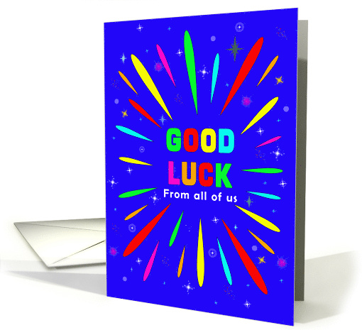 Good Luck From All Of Us card (1755344)