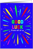 Good Luck From All Of Us card