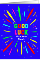 Good Luck With Your Finals card