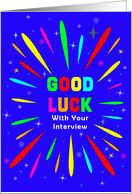 Good Luck With Your Interview card