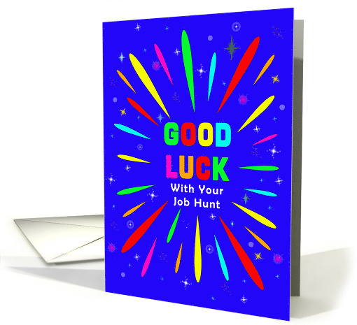 Good Luck With Your Job Hunt card (1755742)