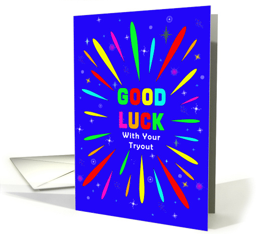 Good Luck With Your Tryout card (1755744)