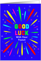 Good Luck With Your Tryout card