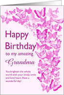 Grandma Birthday Butterflies card