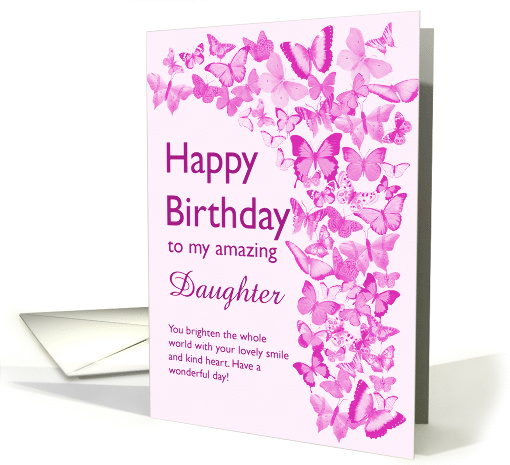 Daughter Birthday Butterflies card (1760786)