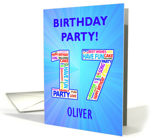 17th Birthday Party Invitation card (1767894)