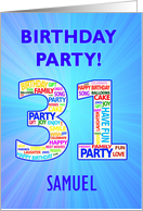 31st Birthday Party Invitation card