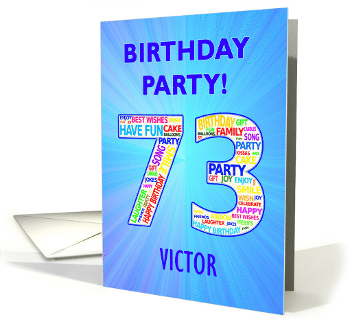 73rd Birthday Party Invitation card (1768114)