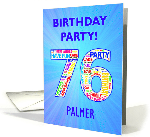 76th Birthday Party Invitation card (1768194)