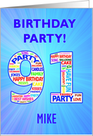 91st Birthday Party Invitation card