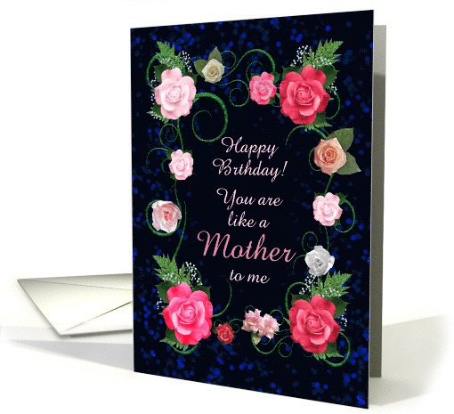 Like a Mother Birthday Beautiful Pink Roses card (1771706)