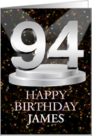 94th Birthday Add A Name James Spotlights card