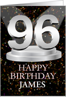 96th Birthday Add A Name James Spotlights card