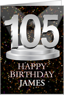 105th Birthday Add A Name James Spotlights card
