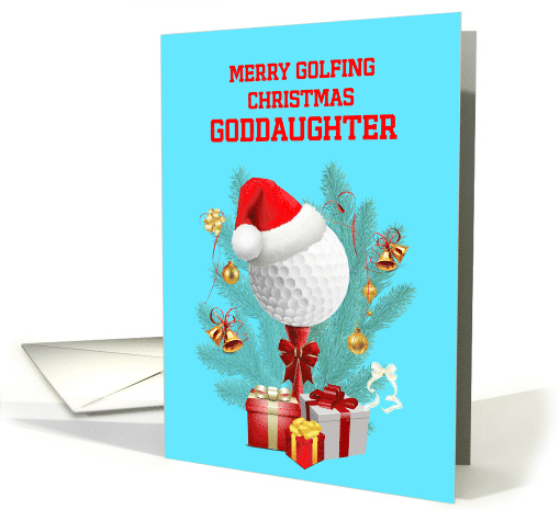 Godddaughter Golfing Christmas card (1840418)
