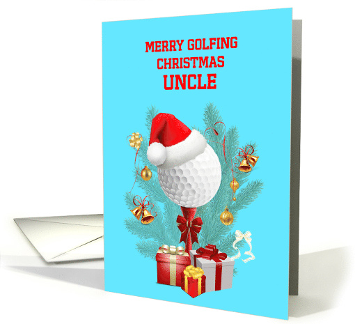 Uncle Golfing Christmas card (1840444)