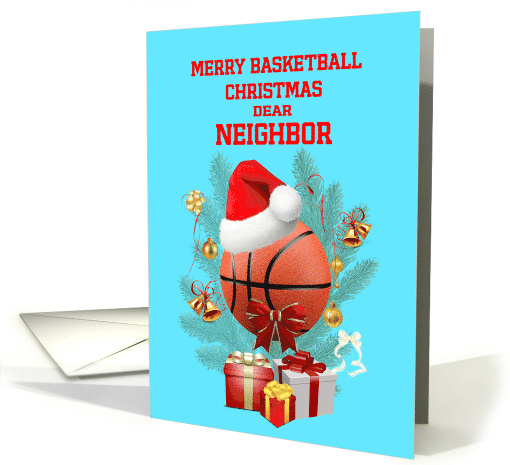 Neighbor Basketball Christmas card (1841106)