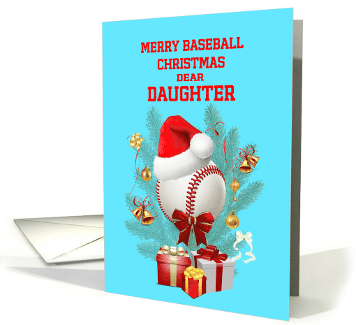 Daughter Baseball Christmas card (1841468)