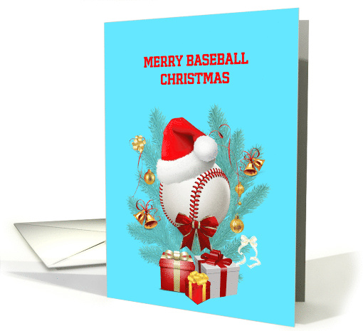 Merry Baseball Christmas card (1841476)